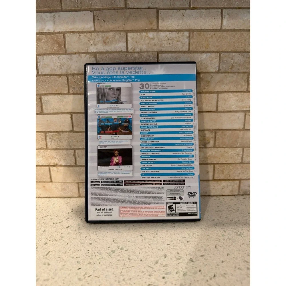 SingStar Pop PS2‎ Karaoke Game